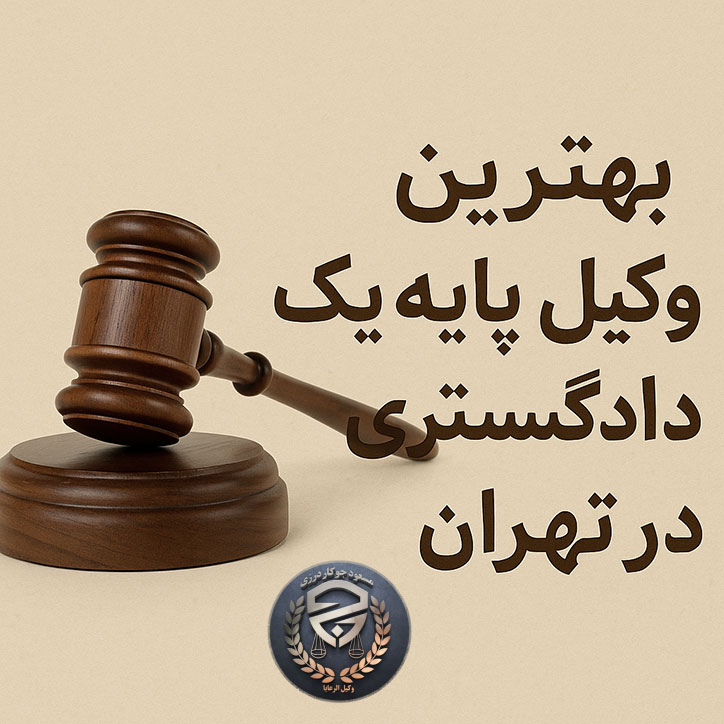 بهترین وکیل پایه یک دادگستری در تهران
