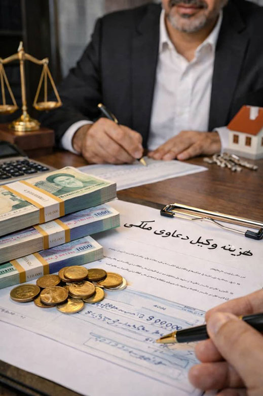 هزینههای وکیل متخصص دعاوی ملکی